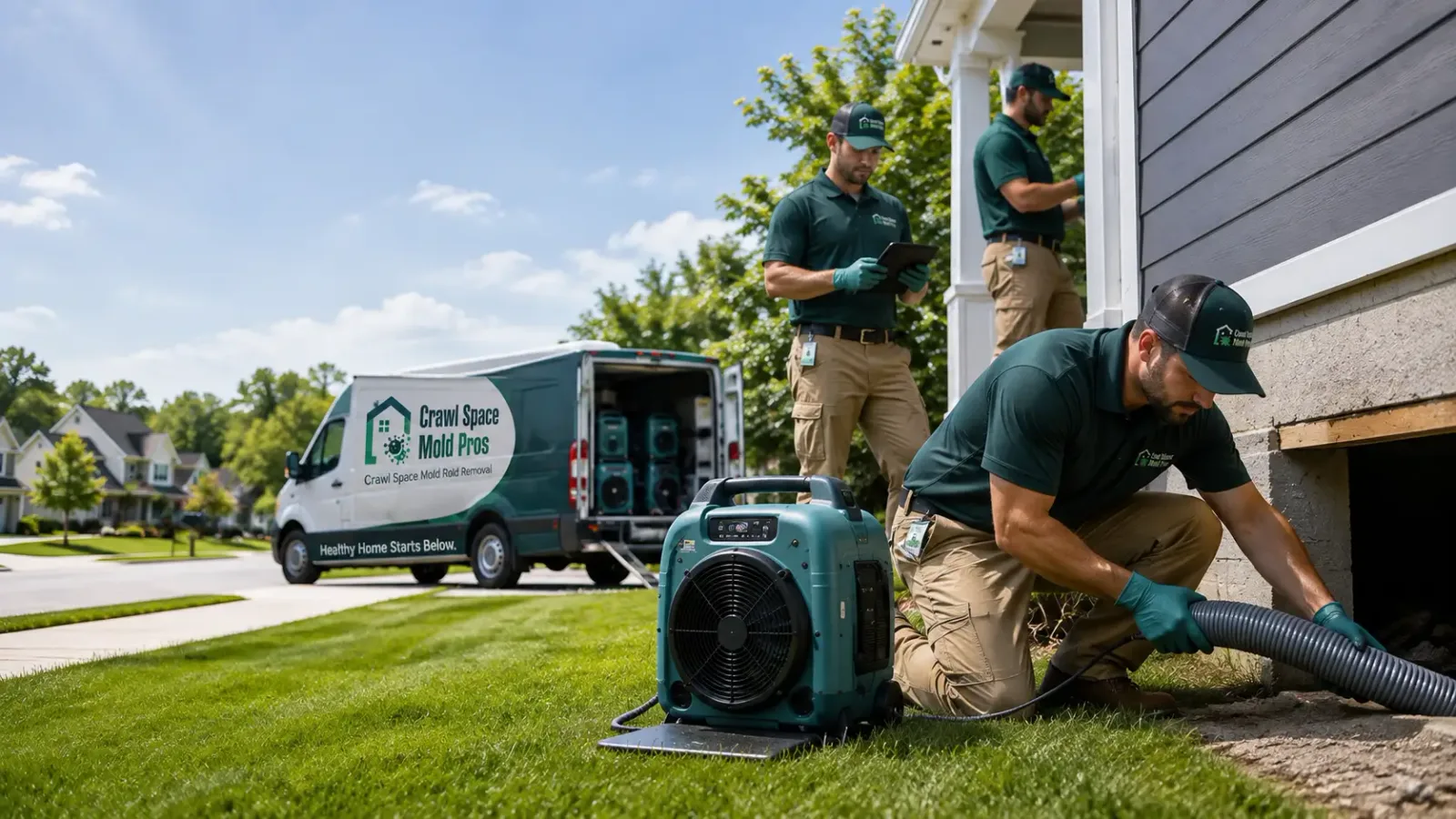 Crawl Space Mold Removal in Gnadenhutten, OH